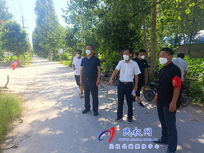 縣委常委、常務副縣長王景義在北關鎮(zhèn)督導疫情防控工作