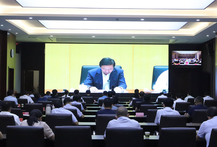 我縣組織收聽(tīng)收看全國(guó)新冠肺炎疫情防控工作電視電話會(huì)議