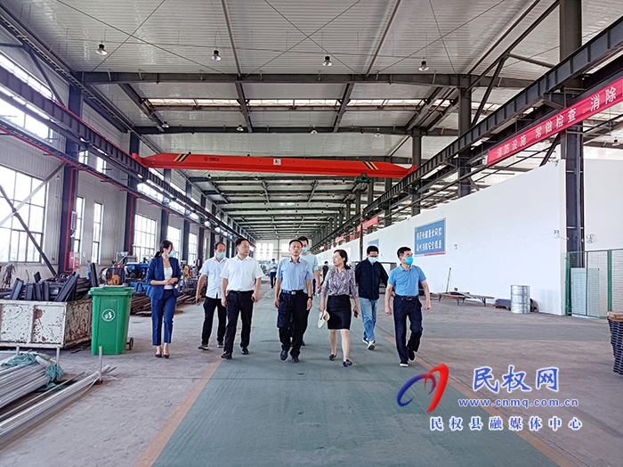 省“三個一批”項目建設(shè)督查組蒞民督導(dǎo)項目建設(shè)工作