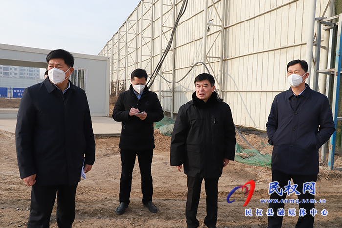 縣領導馬德偉調研重點項目建設情況