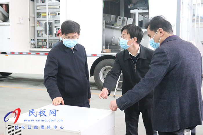 市人大常委會(huì)副主任、縣委書記張團(tuán)結(jié)調(diào)研復(fù)工復(fù)產(chǎn)、安全生產(chǎn)工作