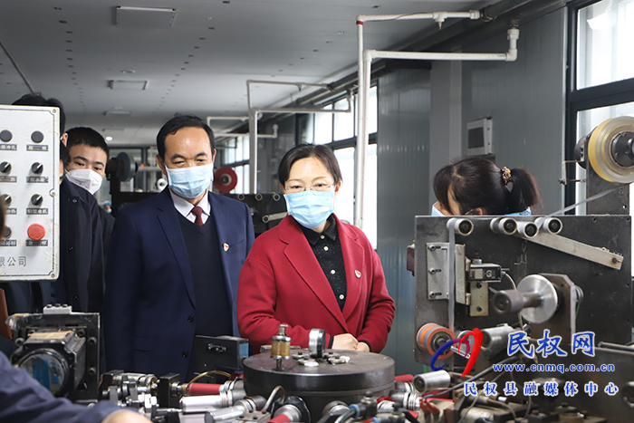 縣委副書記、縣長王靜嫻調(diào)研本土企業(yè)發(fā)展情況