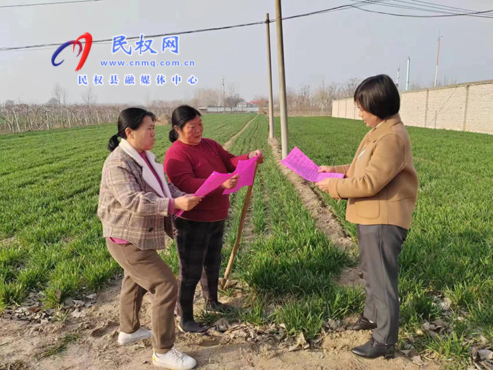 民權(quán)縣農(nóng)業(yè)農(nóng)村局開展小麥春季技術(shù)管理服務(wù)活動(dòng)