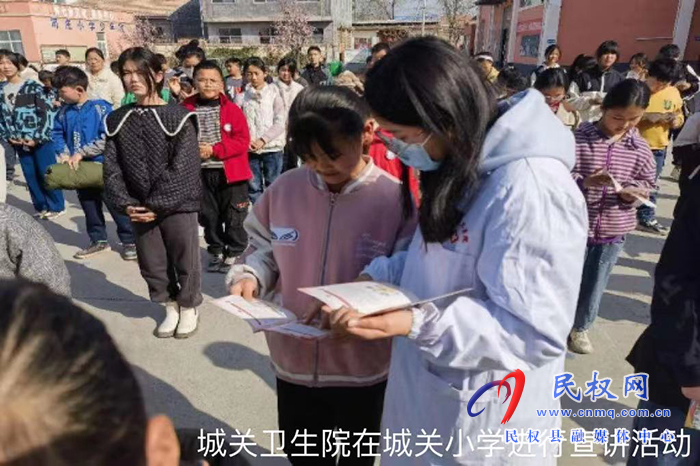 防控傳染病 健康進校園 縣衛(wèi)健委開展春季傳染病防控知識宣講活動