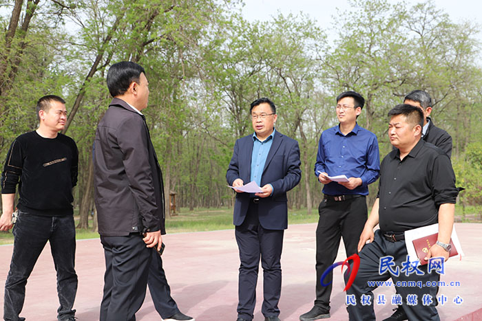 縣領(lǐng)導(dǎo)畢道喜調(diào)研2023中國·民權(quán)第七屆槐花文化系列活動線路和場地情況