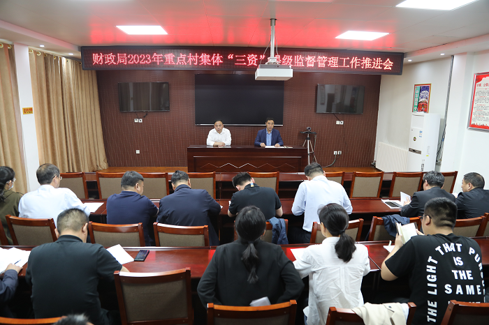 縣財政局召開2023年重點村集體“三資”提級監(jiān)督管理工作推進(jìn)會