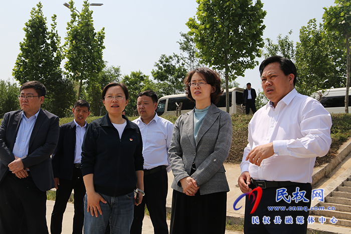 市委副書記、政法委書記呂娜到民開展巡河（湖）并調(diào)研農(nóng)村文化產(chǎn)業(yè)發(fā)展工作