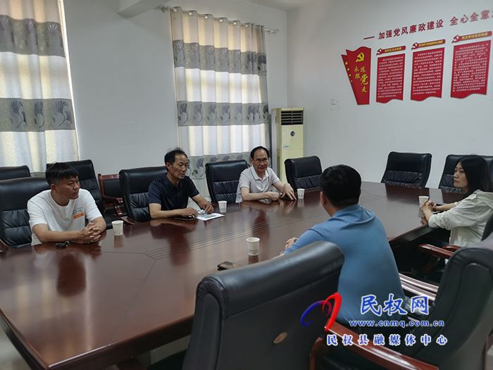 無錫上正科技紡織有限公司董事長(zhǎng)王金星來民考察