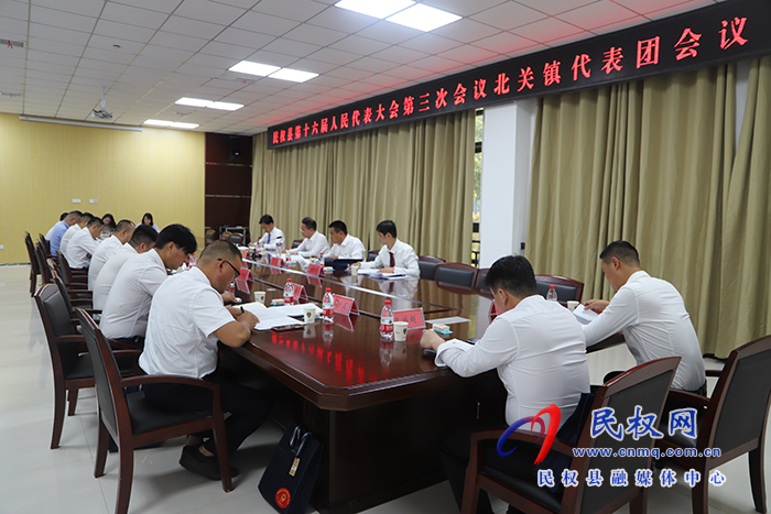 縣領導參加縣人大各代表團分組審議