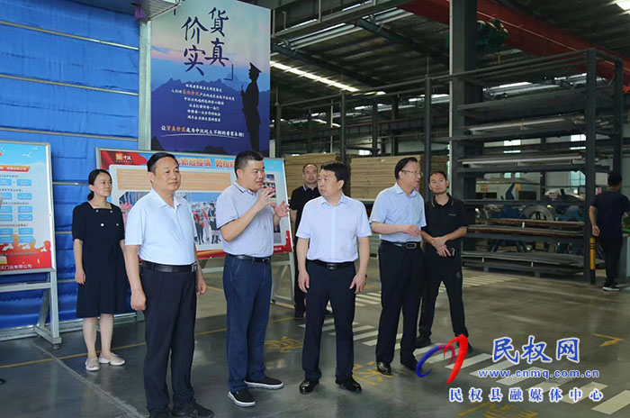 省科技廳資源環(huán)境與社會事業(yè)處處長賀繼偉一行蒞民調研企業(yè)科技創(chuàng)新工作