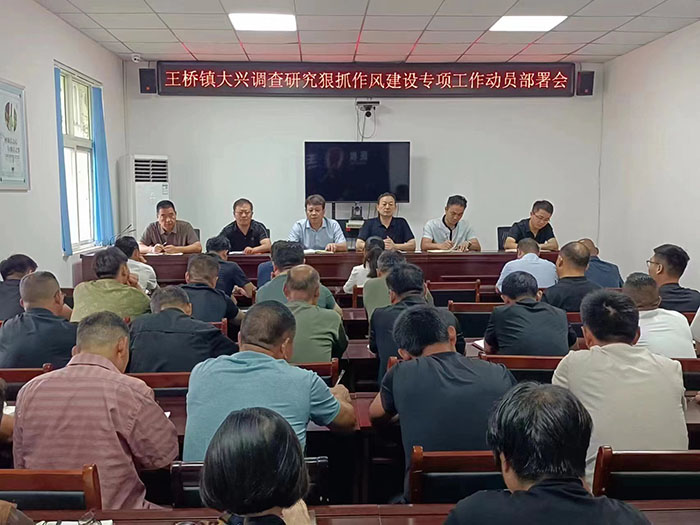 王橋鎮(zhèn):大興調(diào)查研究 狠抓作風建設(shè)