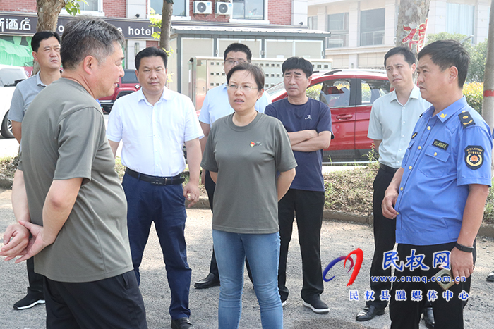 縣委書記王靜嫻調(diào)研市政項目建設情況
