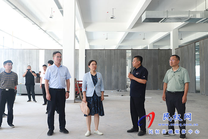 縣委書記王靜嫻調(diào)研重點(diǎn)項(xiàng)目建設(shè)情況
