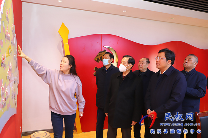 市關工委主任莊敬山一行蒞民調研