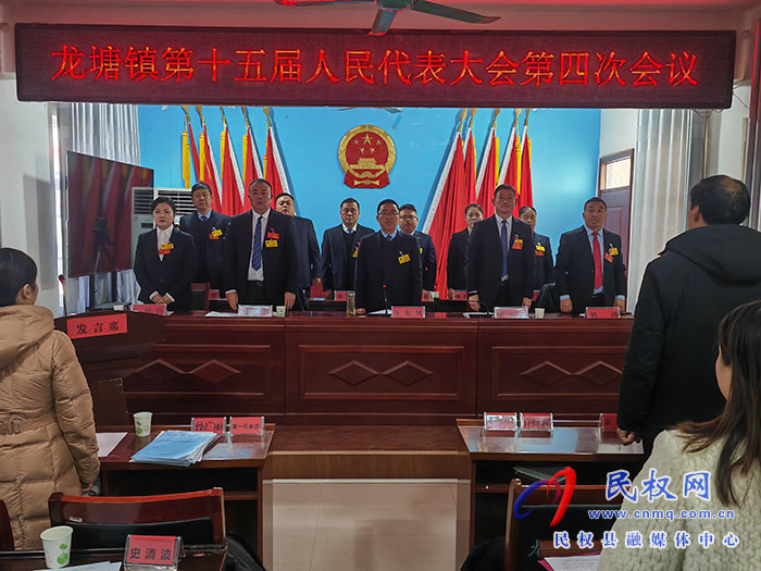 龍?zhí)伶?zhèn)第十五屆人民代表大會(huì)第四次會(huì)議召開(kāi)