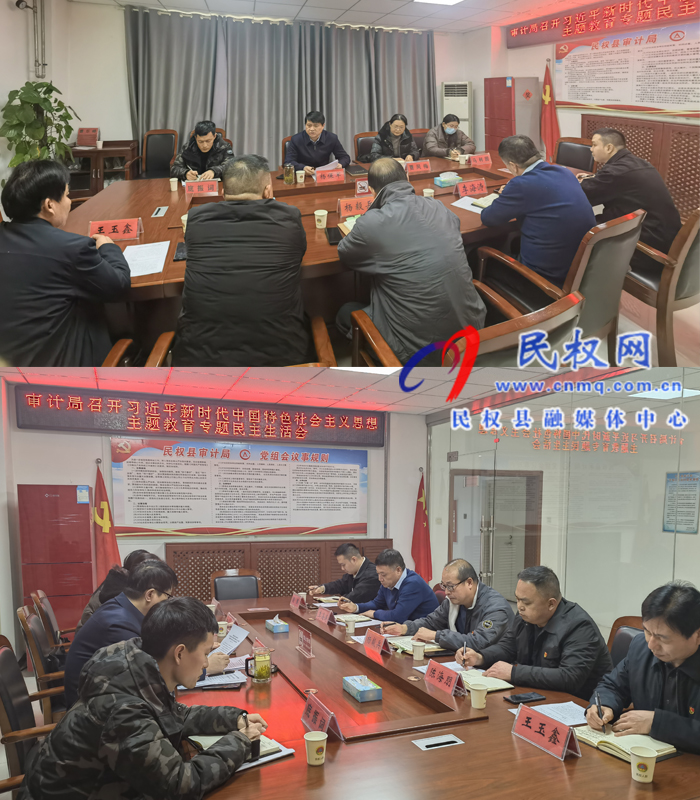 縣審計(jì)局召開(kāi)主題教育專(zhuān)題民主生活會(huì)