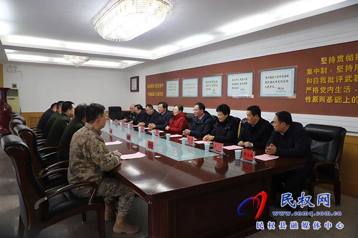 縣四大家領(lǐng)導(dǎo)赴商丘軍分區(qū)看望慰問(wèn)駐商官兵