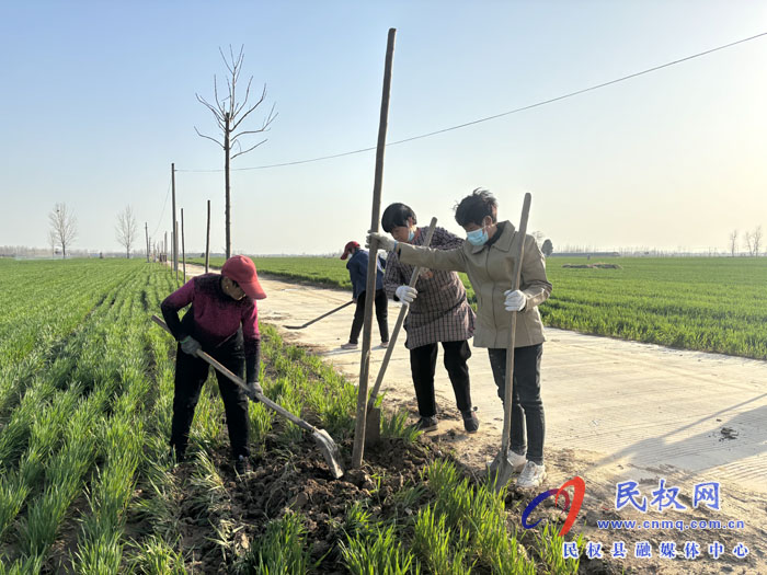 伯黨鄉(xiāng)開展春季植樹行動(dòng)