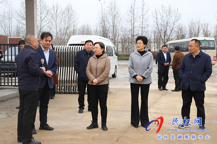 縣委書記王靜嫻調(diào)研重點項目建設工作