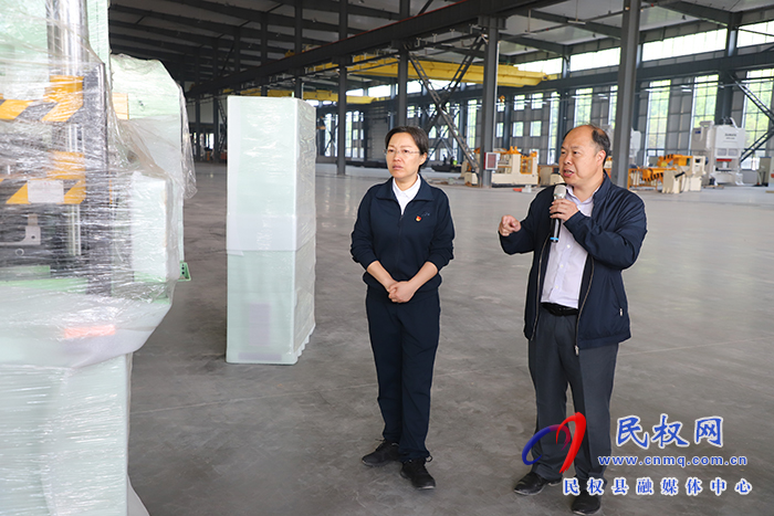 縣委書記王靜嫻調(diào)研重點項目建設(shè)工作