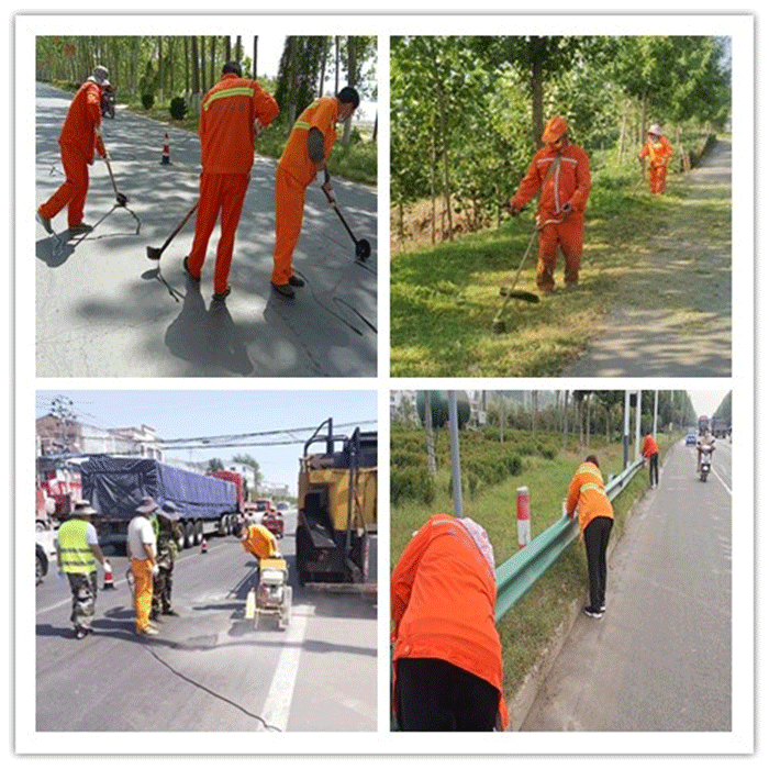 抓黃金季  養(yǎng)品質路                                                                                民權縣公路事業(yè)發(fā)展中心著力強化秋季公路養(yǎng)護