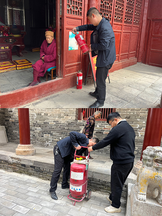 白云寺鎮(zhèn)開展宗教場所消防安全專項(xiàng)檢查活動(dòng)