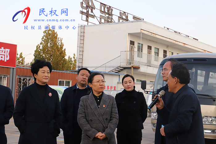 縣委書記王靜嫻調(diào)研市政項目建設(shè)工作