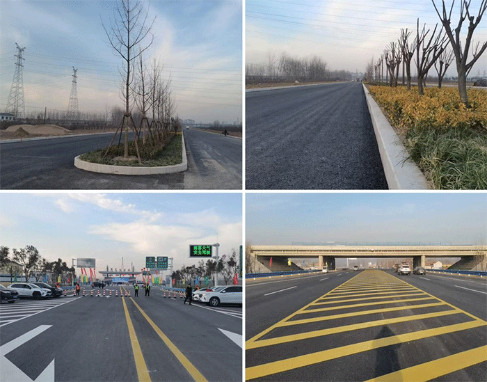 公路昌興盛  通衢贏未來    我縣人民路東延項目工程主干道建成通車