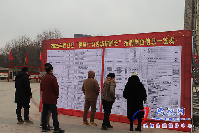 民權(quán)縣2025年春風(fēng)行動大型招聘會舉行