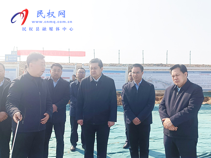 副市長高大立到民調(diào)研黃河故道一期水生態(tài)治理工程建設(shè)情況