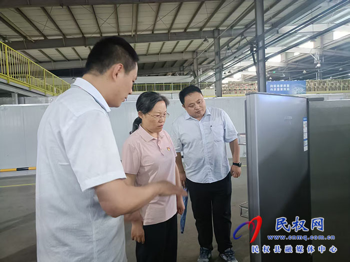 縣委書記王靜嫻調研企業(yè)生產(chǎn)運行情況